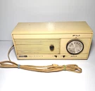 Vintage 1960S Philco Ford Am Fm Solid State Radio Model R970WH (works). Fixed Price $25.00.