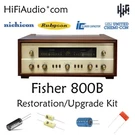 Fisher 800B Receiver Restoration Recap Repair Upgrade Rebuild Kit Capacitor. Fixed Price $175.00.