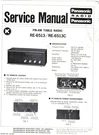 Panasonic Service Manual For RE-6513C. Fixed Price $19.95.