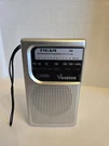 Vintage Vondior Am/fm 2 Band Pocket Transistor Radio W/hand Strap Silver. Video.. Fixed Price $17.59.