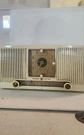 General Electric Model 547PH Vintage Tube Radio Alarm For Parts Only. Fixed Price $60.00.
