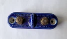 Vtg Cobalt Blue Porcelain Radio Lighting Arrester Insulator Fleron Trenton Nj. Fixed Price $20.95.
