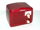 1946 Silvertone 6002 Midget Metal Case Am Radio. Fixed Price $50.00.