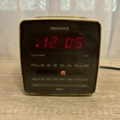 Vintage Magnavox Radio Alarm Clock. Fixed Price $20.00.