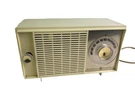 Vintage General Electric T126E Retro Mcm Radio Works A3-03. Fixed Price $59.99.