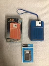 Vintage Kmart 6-31-09 Solid State Portable Pocket Am Radio Blue Read. Fixed Price $19.95.