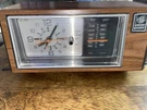 Vintage General Electric 7-4550A Walnut Grain Clock Radio Tested. Fixed Price $25.00.