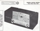 1957 General Electric 911D Am Tube Clock Radio Photofact Manual 912D 913D 914. Fixed Price $11.04.