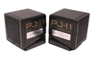 Akai PJ11 Mini Boombox Speakers Only. Fixed Price $50.00.