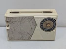 Vintage Portable Am Transistor Radio Model P-805A White Mid Century -untested. Fixed Price $31.96.