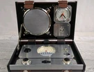 Spirit Of St. Louis Travel Series Mini-trunk Radio Alarm Clock 4250-16BR. Fixed Price $35.00.