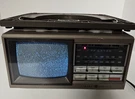 Vtg General Electric Portable Tv Am/fm Radio, #7-7150B & Swivel Mount, Works!. Fixed Price $49.99.