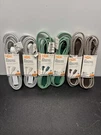 New!! 2 Pack!! Hdx 10 Ft Braided 3 Outlet Indoor Extension Cord - 16GA. Fixed Price $12.95.