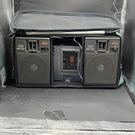 Vintage Unitech IS-113F Cassette Player W/ ST-2 Speakers Fm Stereo Module Work. Fixed Price $100.00.