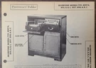 Silvertone Models 7119, 8097A, 8115, B, C, 8117 Am-fm Phono-radio Photofact. Fixed Price $6.50.