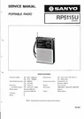 Service Manual For Sanyo Rp 5115. Fixed Price $8.13.
