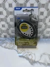 Rca Am/fm Radio Adjustable Armband Digital Tuner Lcd Clock & Earphones. Fixed Price $10.00.