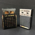 Sabre 8 Transistor Radio With Leather Carrying Case Vtg Made Japan - Works. Fixed Price $39.99.