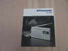 Panasonic RF-082 Portable Radio Leaflet Brochure Prospekt Japon. Fixed Price $7.99.