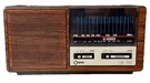 Vintage Faux Wood Cosmo Am/fm Radio-model No R-2400-TESTED-GARAGE/SHOP. Fixed Price $18.00.