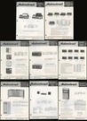 Lot Of Eight (8) 1971 Admiral Clock Radio Console Am Fm Service Manual. Fixed Price $21.99.