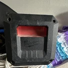 Milwaukee 2890-20 Jobsite Boombox Am/fm Radio Clock Aux Red/black. Fixed Price $95.00.