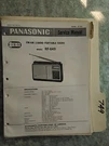Panasonic RF-649 Service Manual Original Repair Book Portable Radio 10 Pages. Fixed Price $19.98.