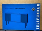 Telefunken Owner Manual Orchestra 101 Radio Set Stereo **german Text Only!. Fixed Price $11.98.