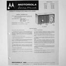 Motorola Models 5T11G 5T11M 5T11R 5T11W Superhet Radio Service Manual 1958. Fixed Price $9.45.