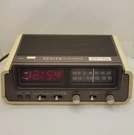 Vintage 1980S Zenith Radio Alarm Clock Model R445 Tested Working. Fixed Price $165.00.