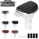 Jdm Leather Metal Automatic Car Gear Stick Knob Shifter Push Button New. Fixed Price $18.55.