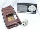 Vintage Westinghouse H841P6 Transistor Radio Leather Case. Fixed Price $40.00.