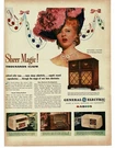 1946 General Electric Radio Floor Model 326 Susanna Foster Movie Star. Fixed Price $15.95.