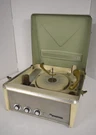 Vintage Motorola 5R23-G Portable Fiberglass Record Player Am Radio -parts/repair. Fixed Price $249.99.