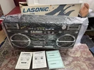 Lasonic TRC-975 Boombox Stereo Radio Cassette Player With Original. Fixed Price $4380.00.