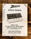 Zenith R462 Radio Service Manual *original*. Fixed Price $14.97.