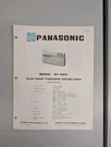 Panasonic RF-800 Fm/am Band 9 Transistor Portable Radio Specifications D-5827. Fixed Price $54.95.