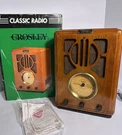 Crosley CR72 Am/fm Cassette Radio Wood Cabinet Classic 1998 Nos W/ Box. Fixed Price $108.99.