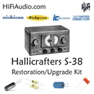 Hallicrafters S-38 Radio Restoration Kit Repair Upgrade Recap Capacitor Rebuild. Fixed Price $95.00.