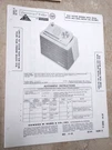 Rca Victor 1BT21, 4, 9 Transistor Radio -sams Photofacts 447/10 Schematic+. Fixed Price $6.90.