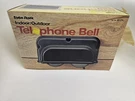 Radio Shack Telephone Bell 43-174A Black Indoor Outdoor New Box W/ Receipt. Fixed Price $55.00.