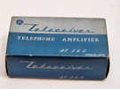 New 1960 Teleceiver Telephone Amplifier Amami AT360 Box & Instructions.kbin. Fixed Price $44.95.