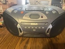 Rca RCD152B Twin Bass Boombox Cd/radio/cassette. Fixed Price $50.00.
