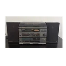 Vintage Stereo System 11-6025A Vinyl Turntable, Cassette, Radio, Speakers. Fixed Price $159.00.