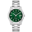 Bulova Automatic Men's Watch Green Dial Date Indicator 96B424 New. Fixed Price $191.50.