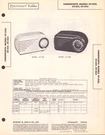 Farnsworth Radio Models GT-050, GT-051, GT-052 Photo Fact Folder 1948. Fixed Price $10.50.
