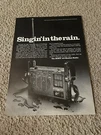 Vintage 1971 Sony TFM-8100W All-weather Radio Am Vhf Print 1970S. Fixed Price $7.99.
