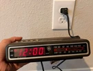 Vintage Digital Clock Radio Model 7-4612A Woodgrain Tested & Working. Fixed Price $39.99.