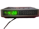 Vintage 70S Digital Am/fm Clock Radio Woodgrain 7-4618B Tested Works. Fixed Price $25.00.