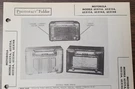 Motorola Models 65X11A, 65X12A, 65X13A, 65X14A, & 65X14B Radio Photofact. Fixed Price $6.00.